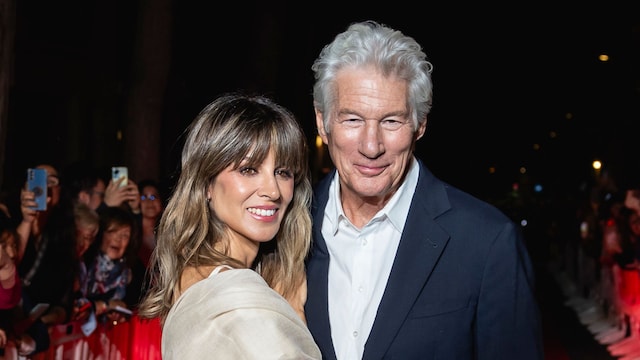 BARCELONA, SPAIN - APRIL 29: Alejandra Silva and Richard Gere attend the screening of the film 'Wisdom of Happiness' during BCN Film Festival at Cinemes Verdi on April 29, 2025 in Barcelona, Spain. (Photo by Xavi Torrent/Getty Images)