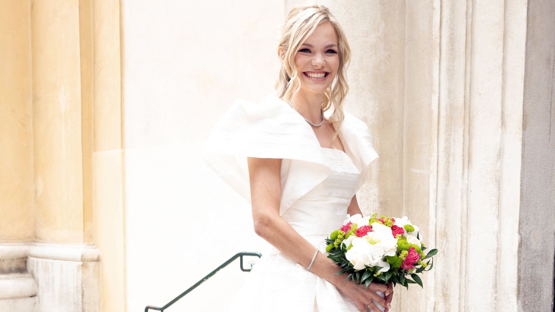 La elección de Felicitas von Hartig para su boda: un vestido de novia español y desmontable