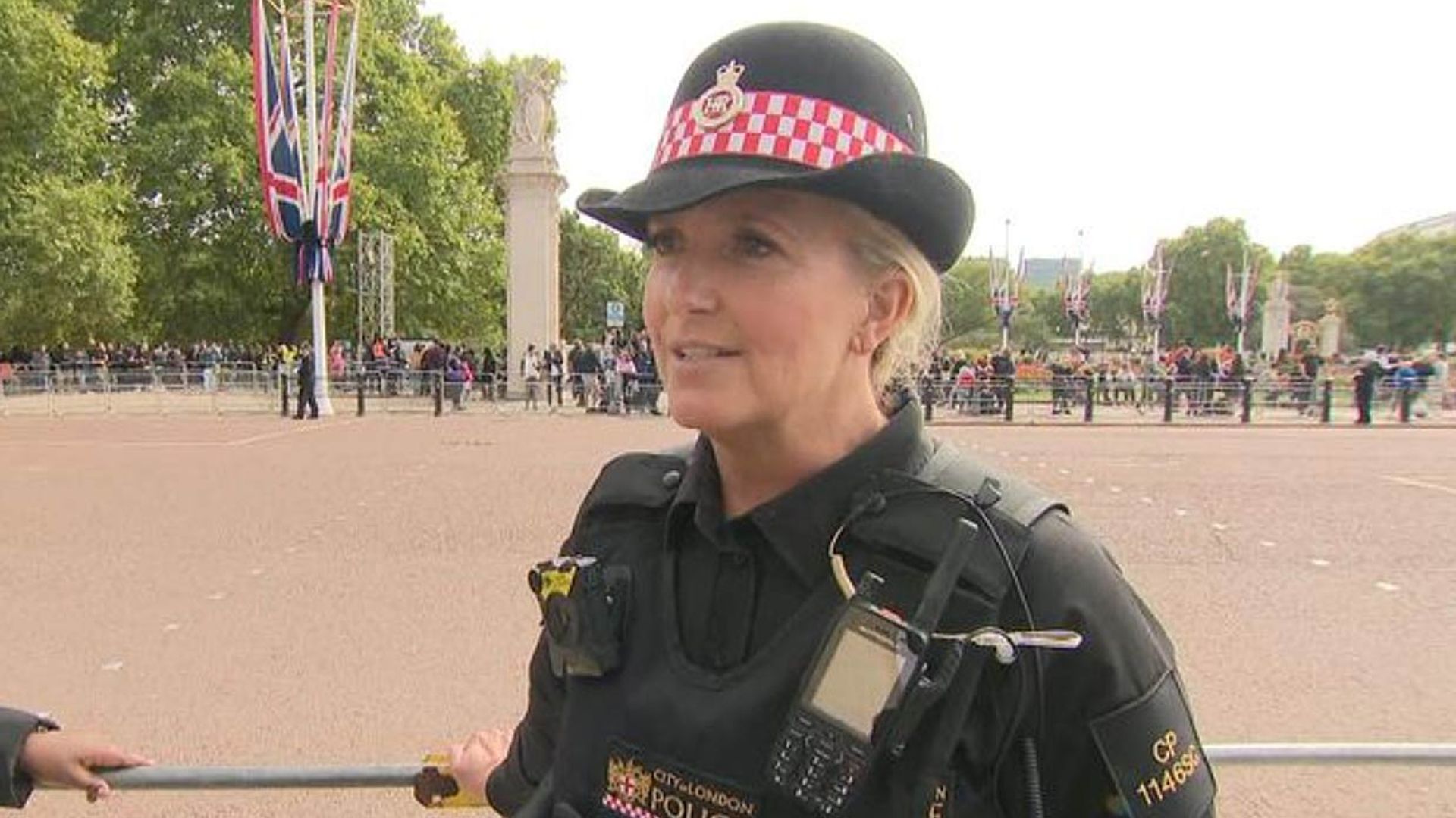 Penny Lancaster, mujer de Rod Stewart, habla de su trabajo policial en el funeral de Isabel II