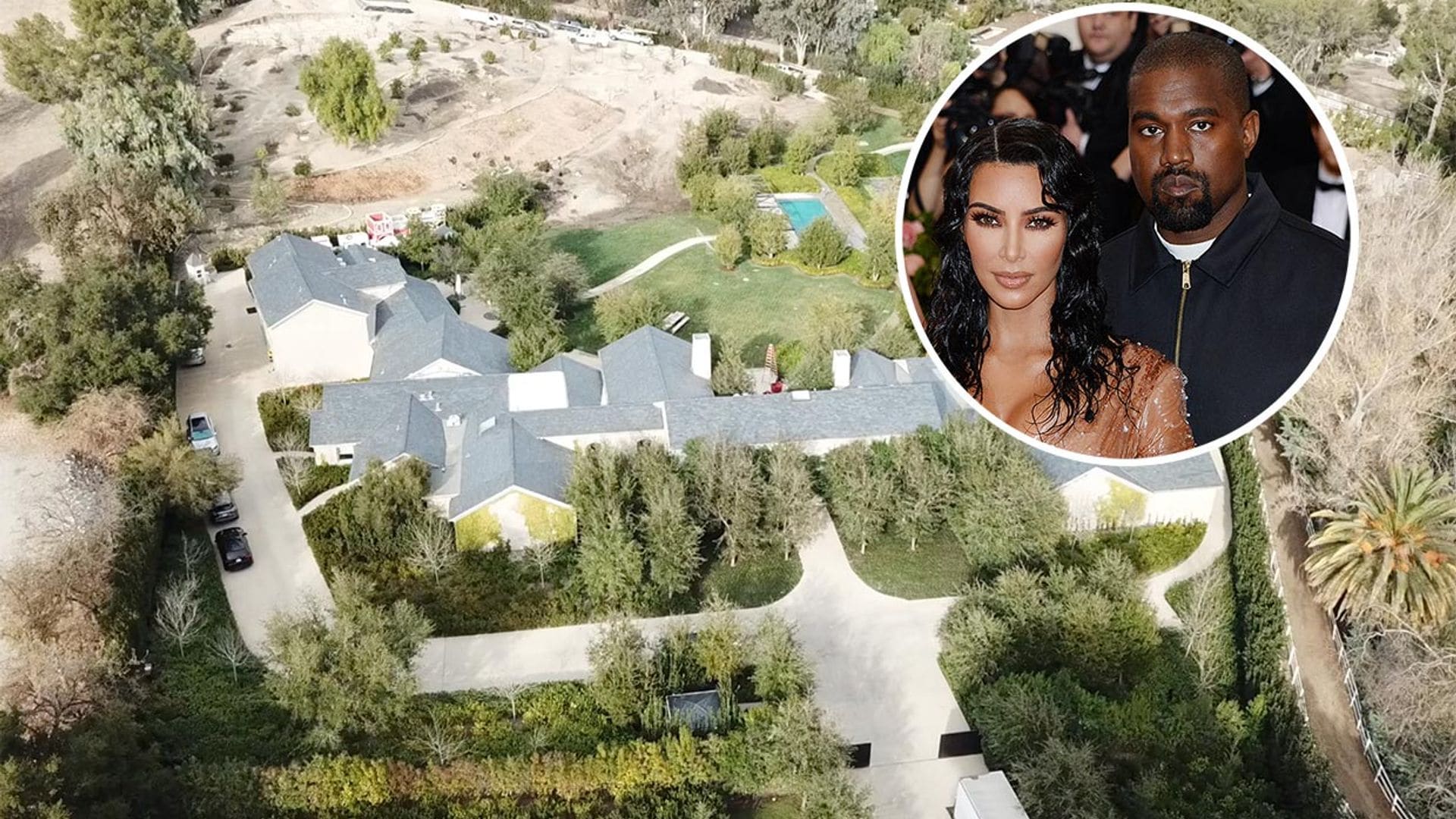 Continúan las obras en la mansión de Kim Kardashian y Kanye West a pesar de los rumores de ruptura
