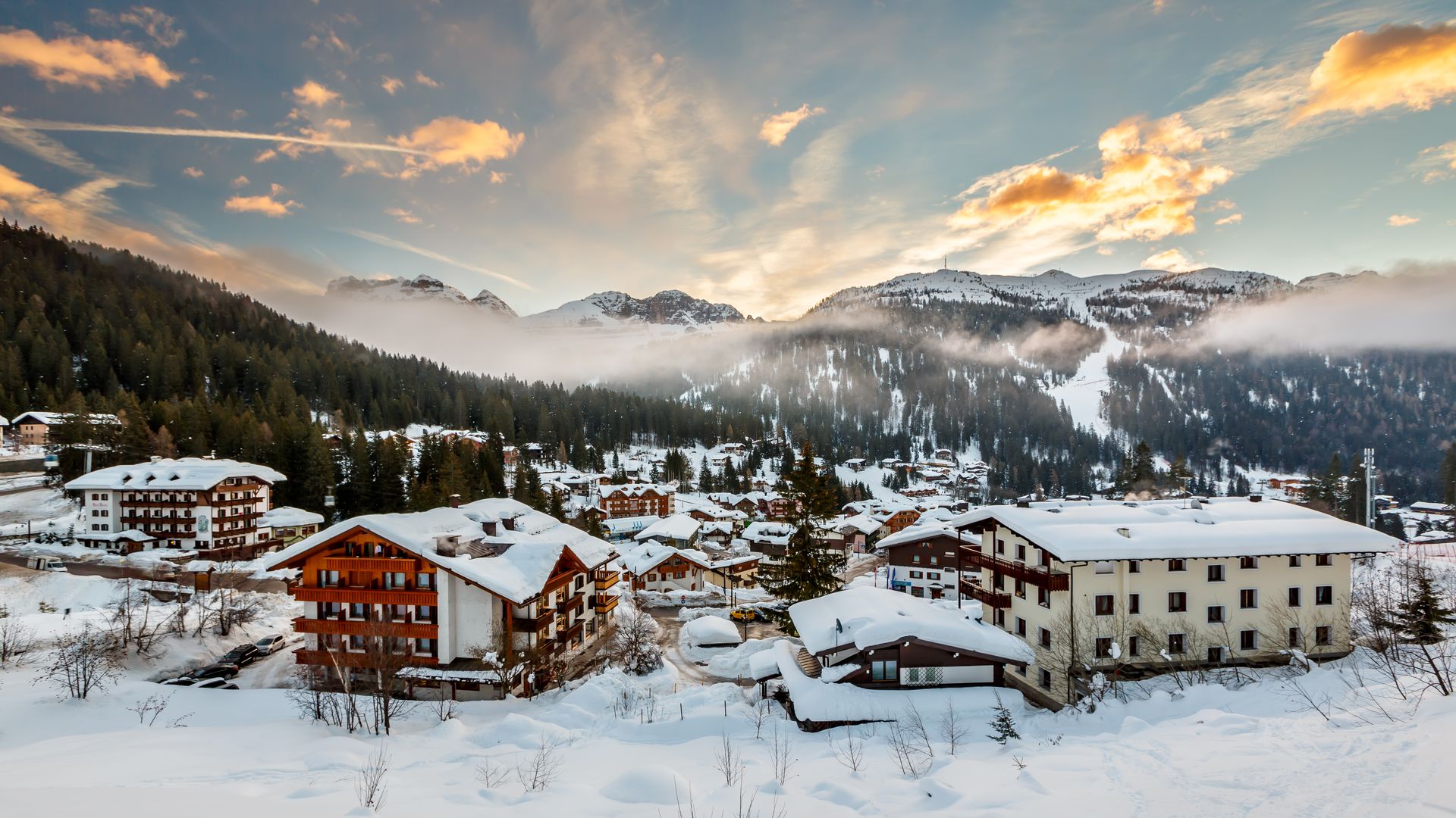 En este lugar podrás esquiar y vivir la magia invernal.