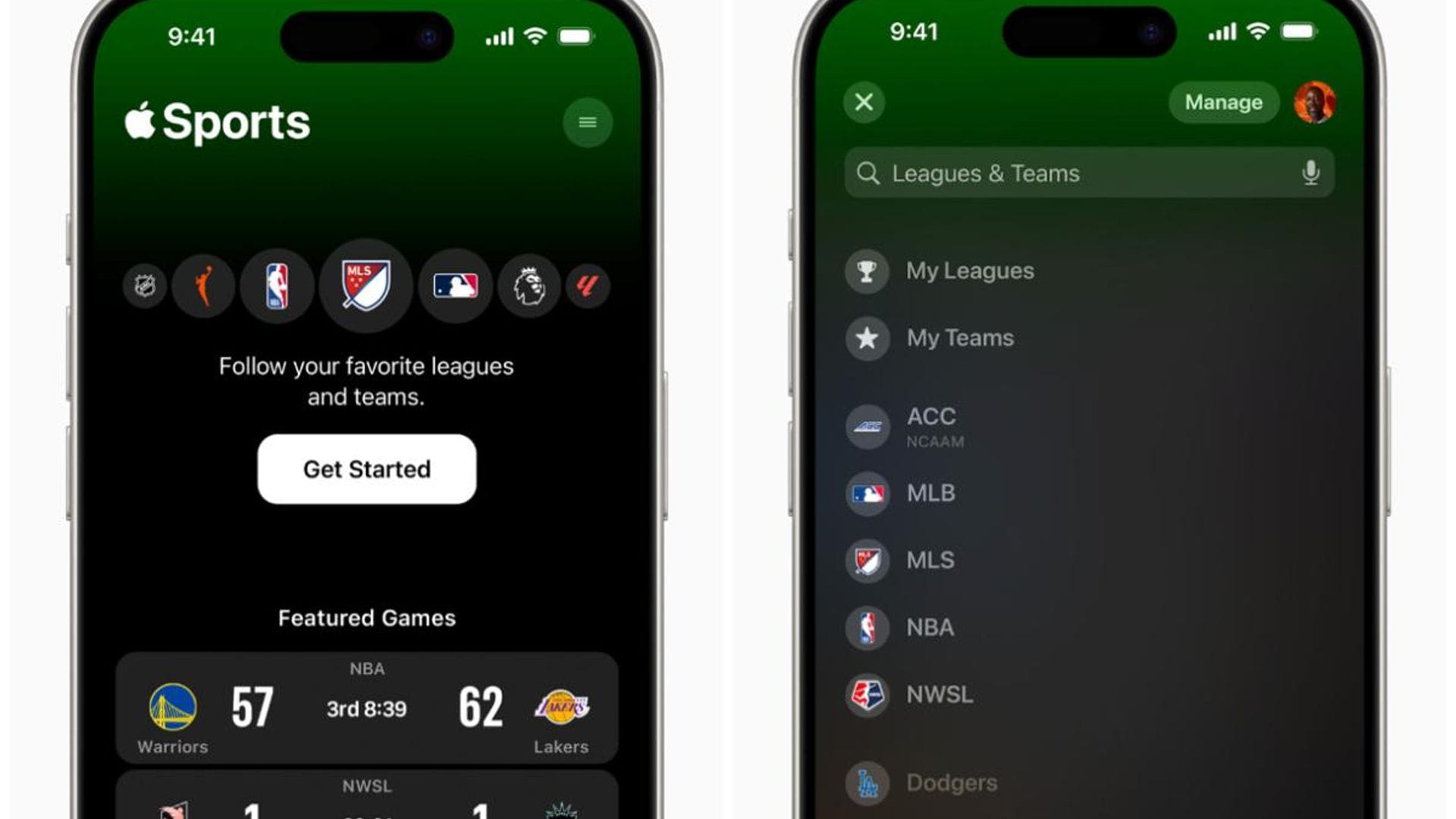 apple sports nueva app