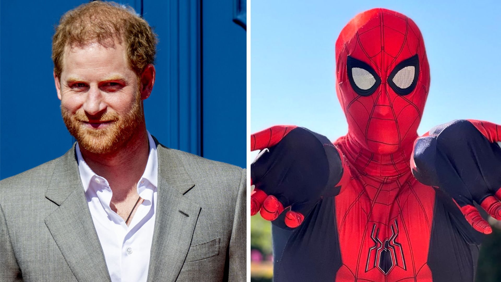 ¡Un Spiderman real! El príncipe Harry se convierte en el célebre superhéroe por la llegada de la Navidad