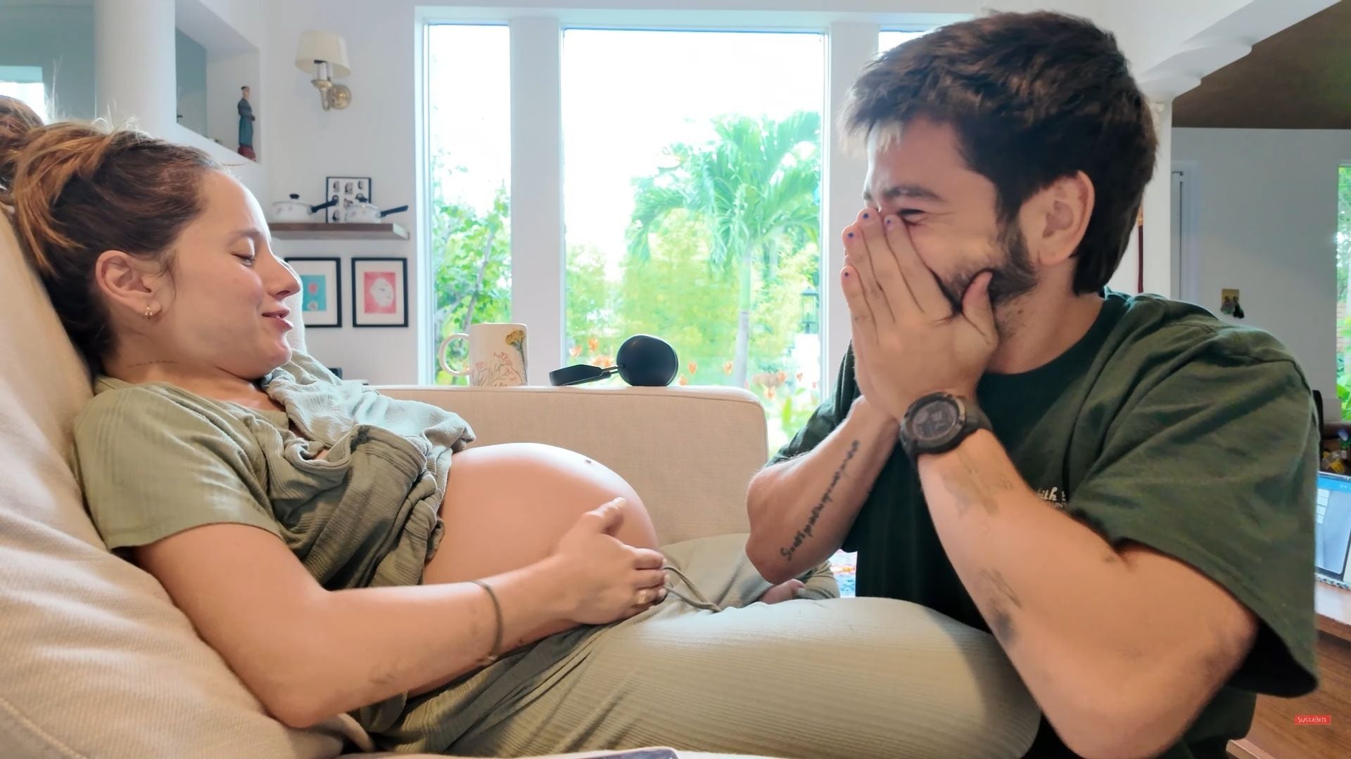 Camilo y Evaluna, emocionados por escuchar los latidos del corazón de Amaranto