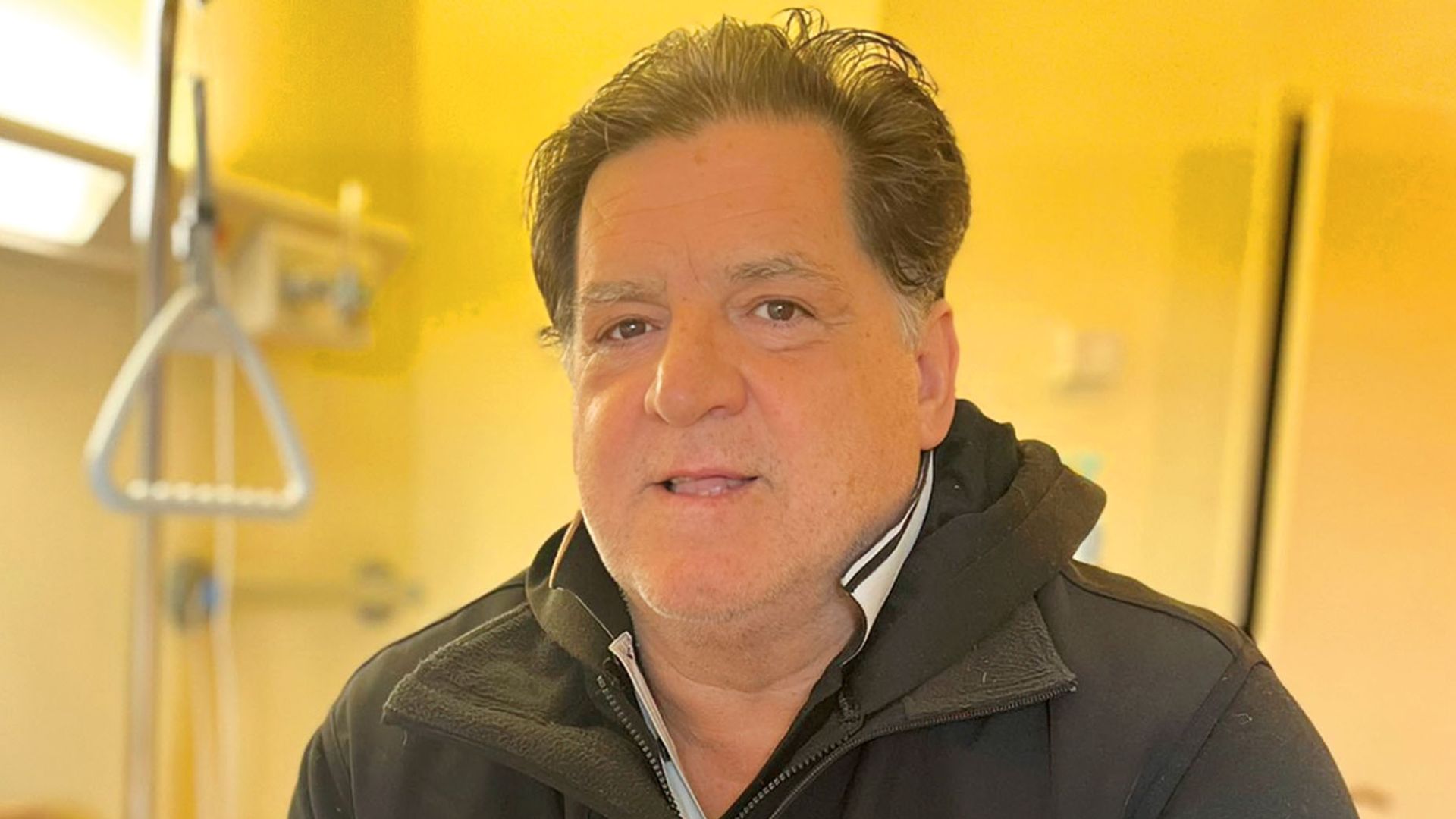 José Campos en el hospital