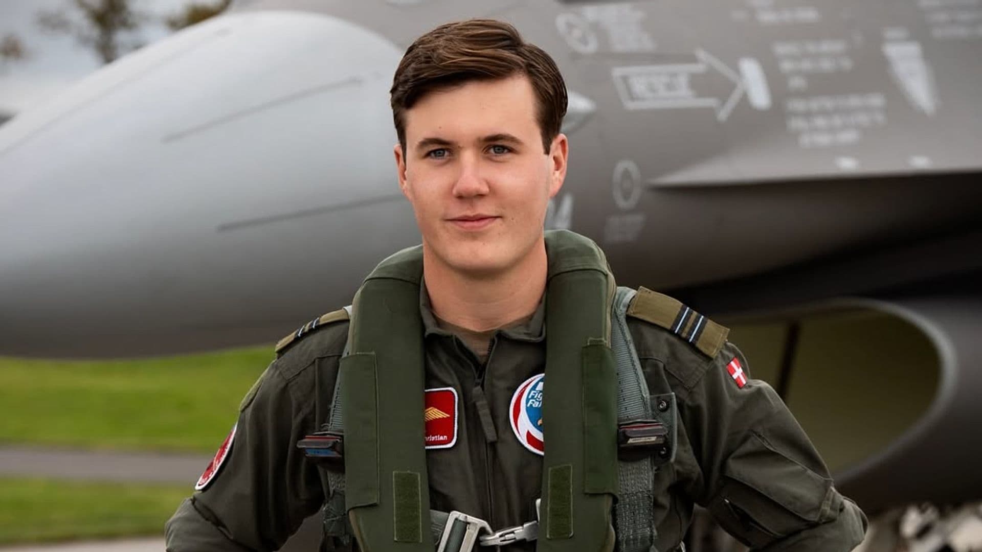 Christian de Dinamarca, el príncipe Top Gun, por primera vez a los mandos de un F-16