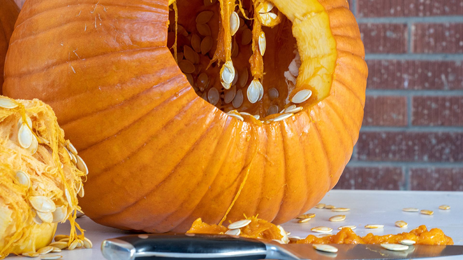 Cómo aprovechar los restos de una calabaza de Halloween