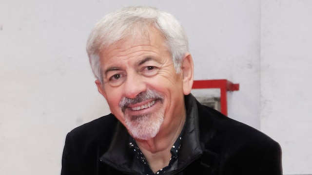 El presentador Carlos Sobera durante un evento de la marca Seur el miércoles 12 de febrero de 2025