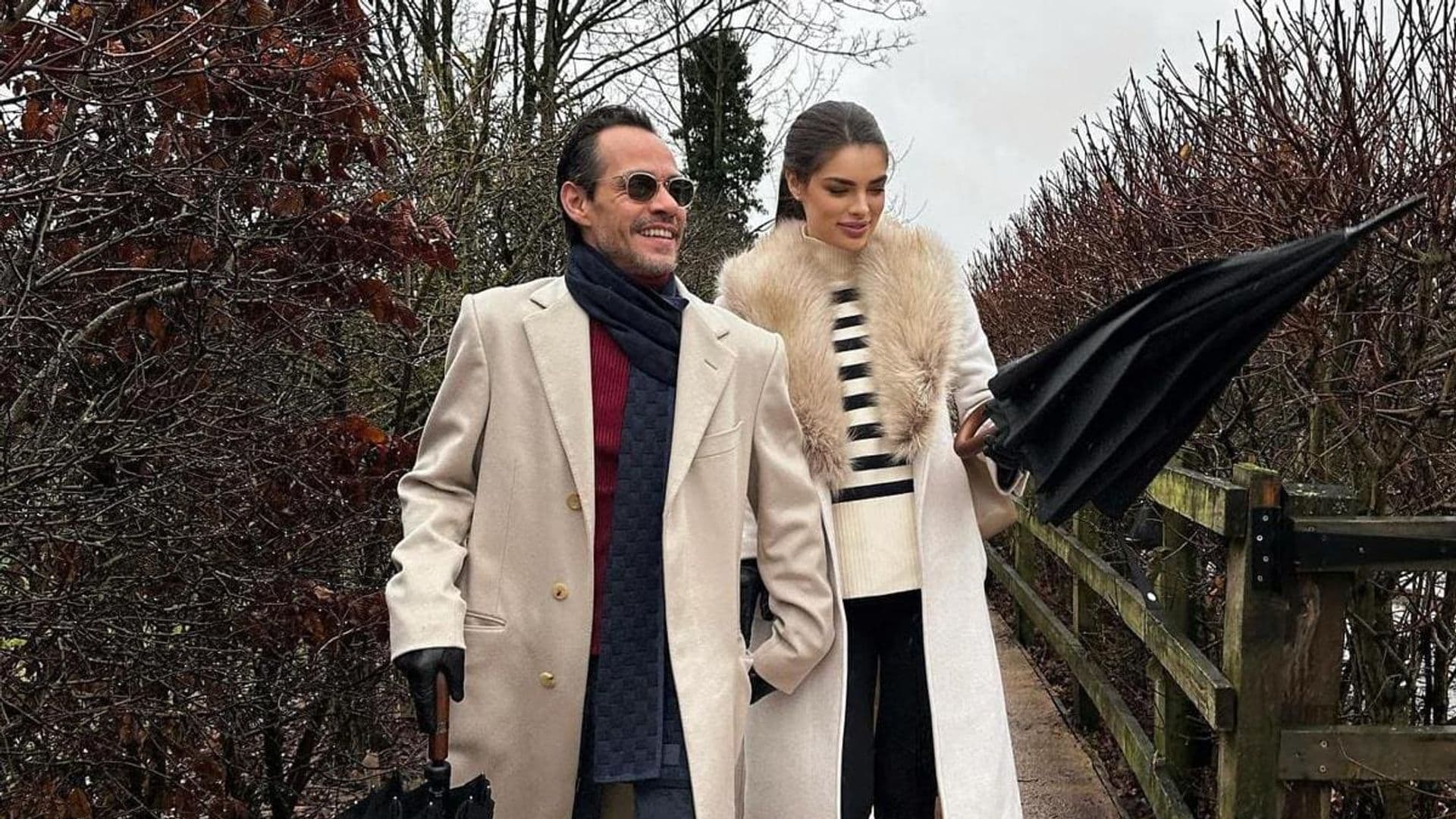 Marc Anthony y Nadia Ferreira
