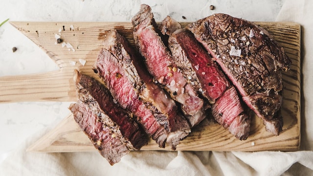 Carne con sal en escamas