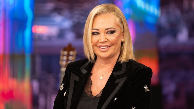 Plano medio de Belén Esteban en El Hormiguero 