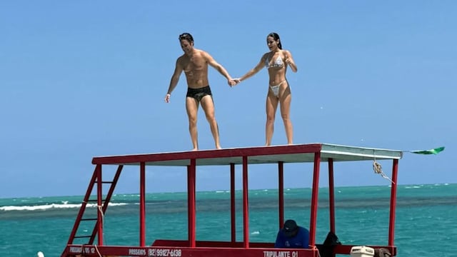 Diego Boneta y Renata Notni en Brasil