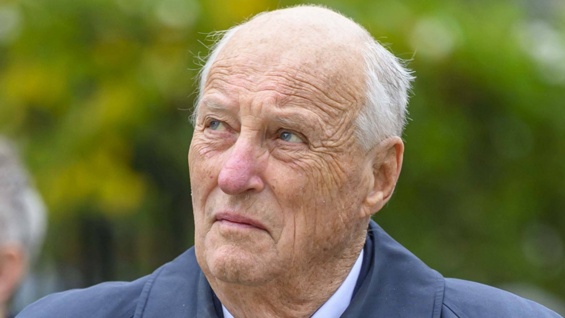 El rey Harald de Noruega