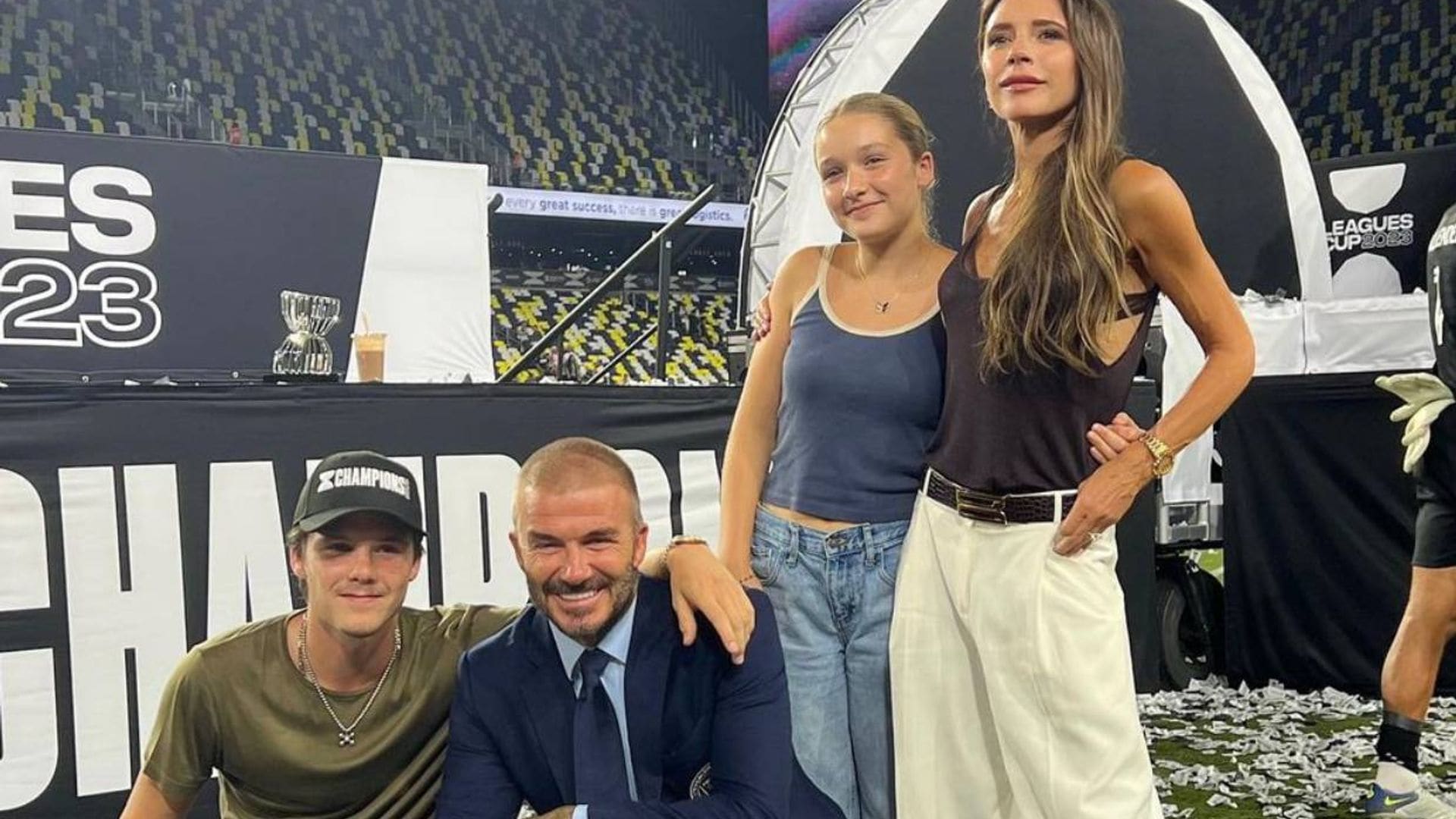 La inesperada celebración de David Beckham con Reese Witherspoon y Nicole Kidman tras conseguir su primer título