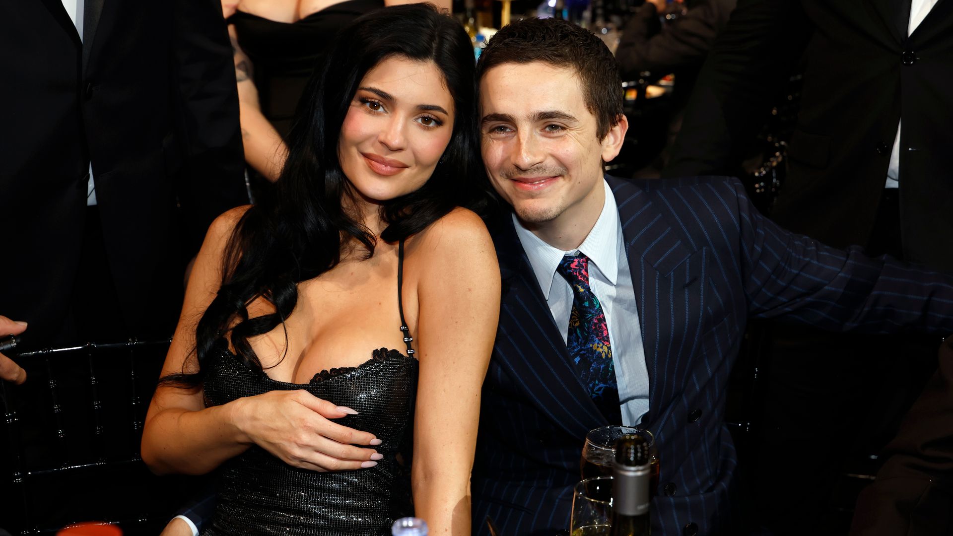 Kylie Jenner y Timothée Chalamet 