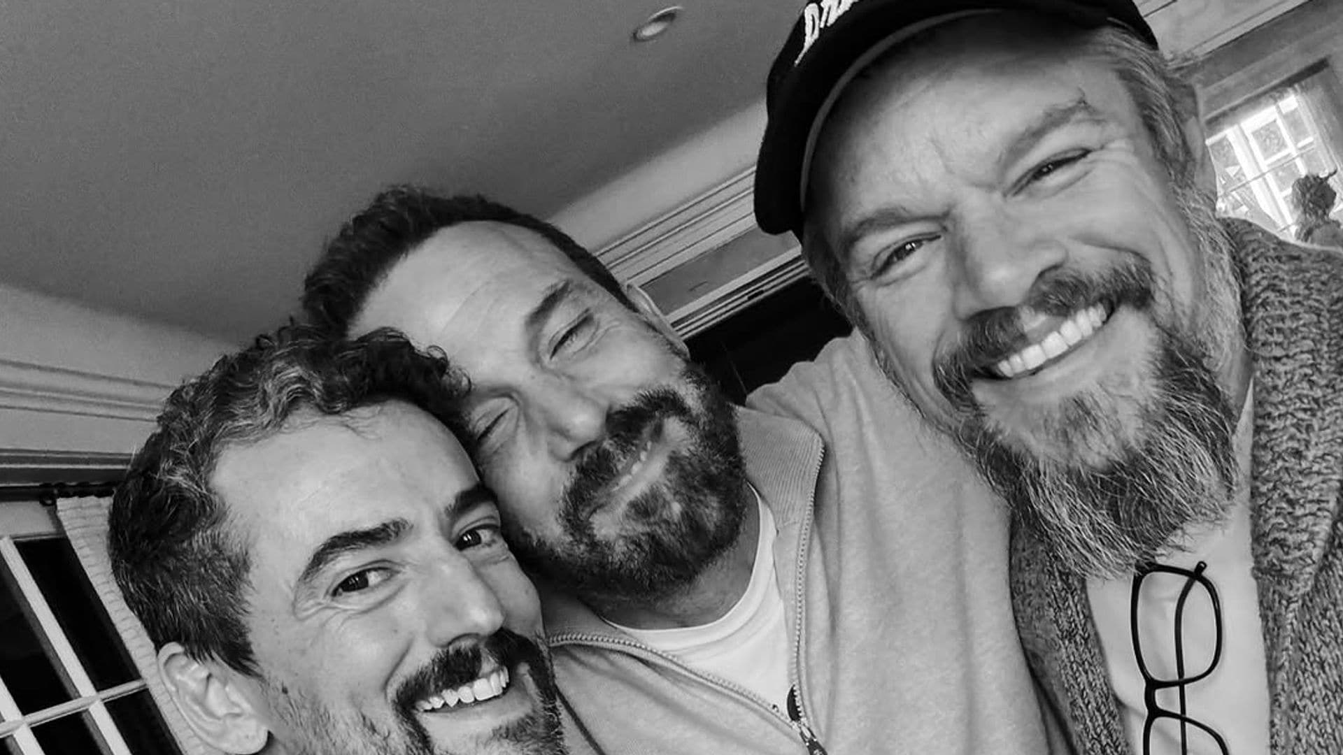 Luis Gerardo Méndez se codea con dos grandes de Hollywood: Ben Affleck y Matt Damon