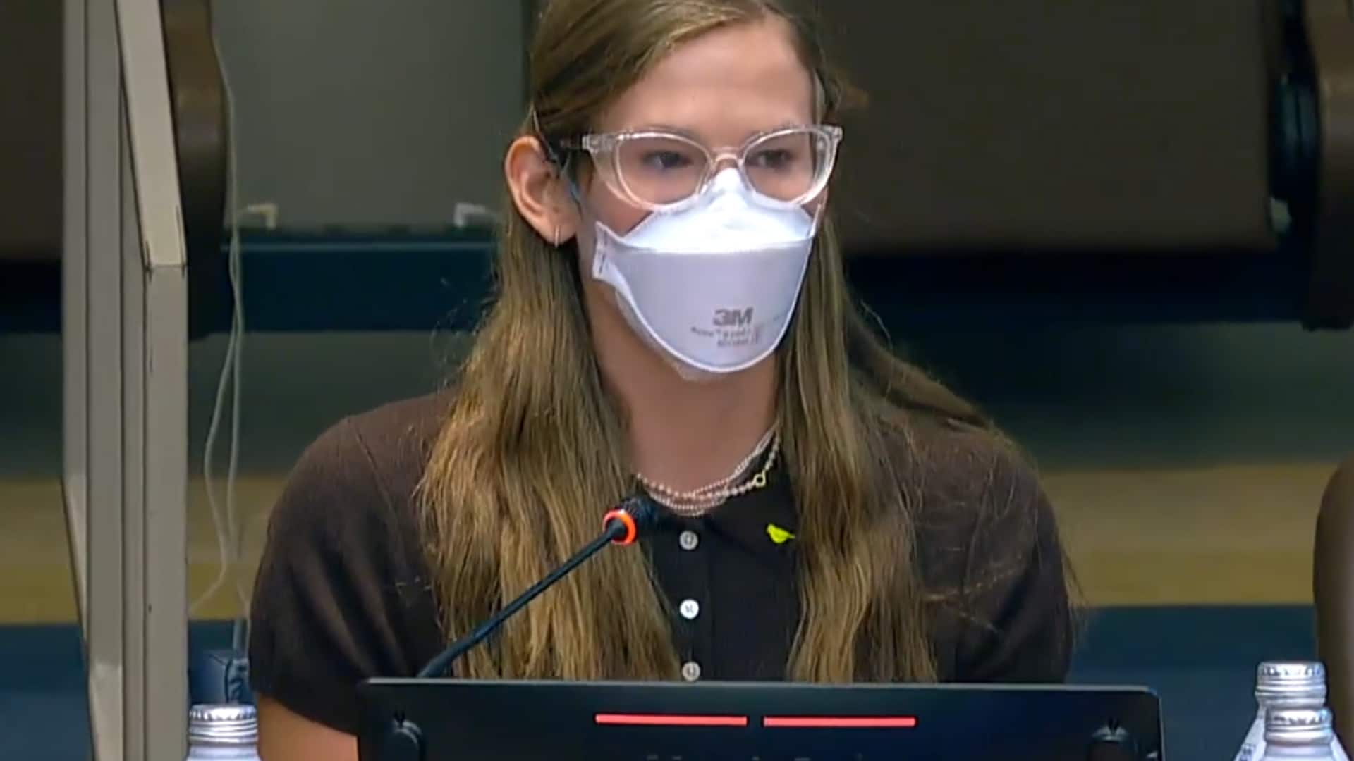 Violet Affleck ha defendido el uso de mascarillas tras la pandemia de Covid.