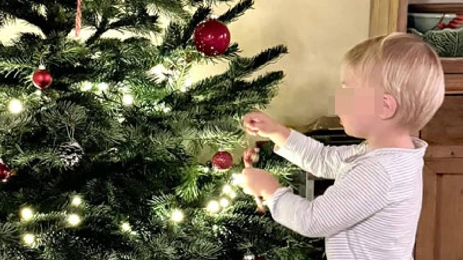El adorable vídeo de Inigo, el sobrino de 2 años de Kate Middleton, poniendo el árbol de Navidad con sus perros