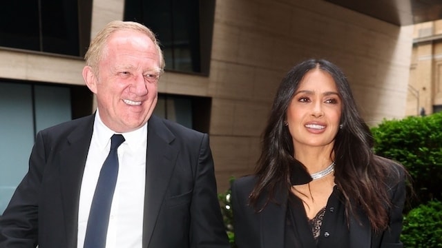 Salma Hayek celebra el cumpleaños de su esposo, François-Henri Pinault con una romántica velada