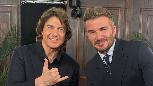 Tom Cruise y David Beckham 
