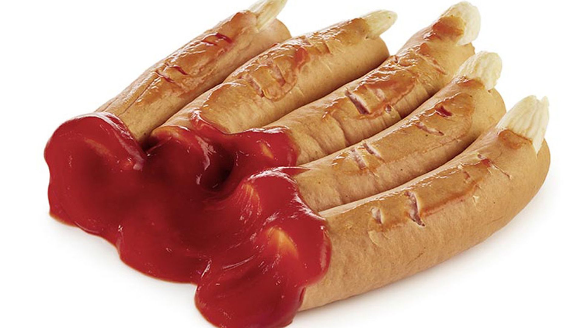 Salchichas de dedos de Halloween