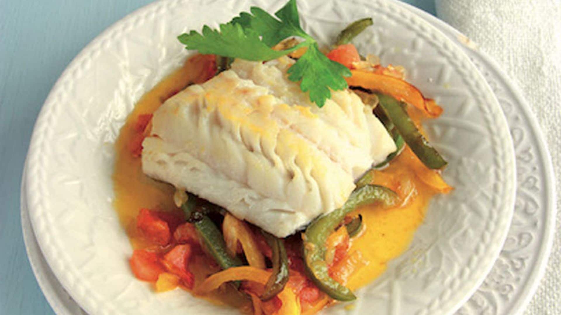 Bacalao con pimientos