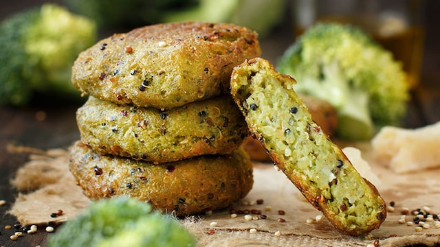 croquetas veganas de quinoa y brocoli