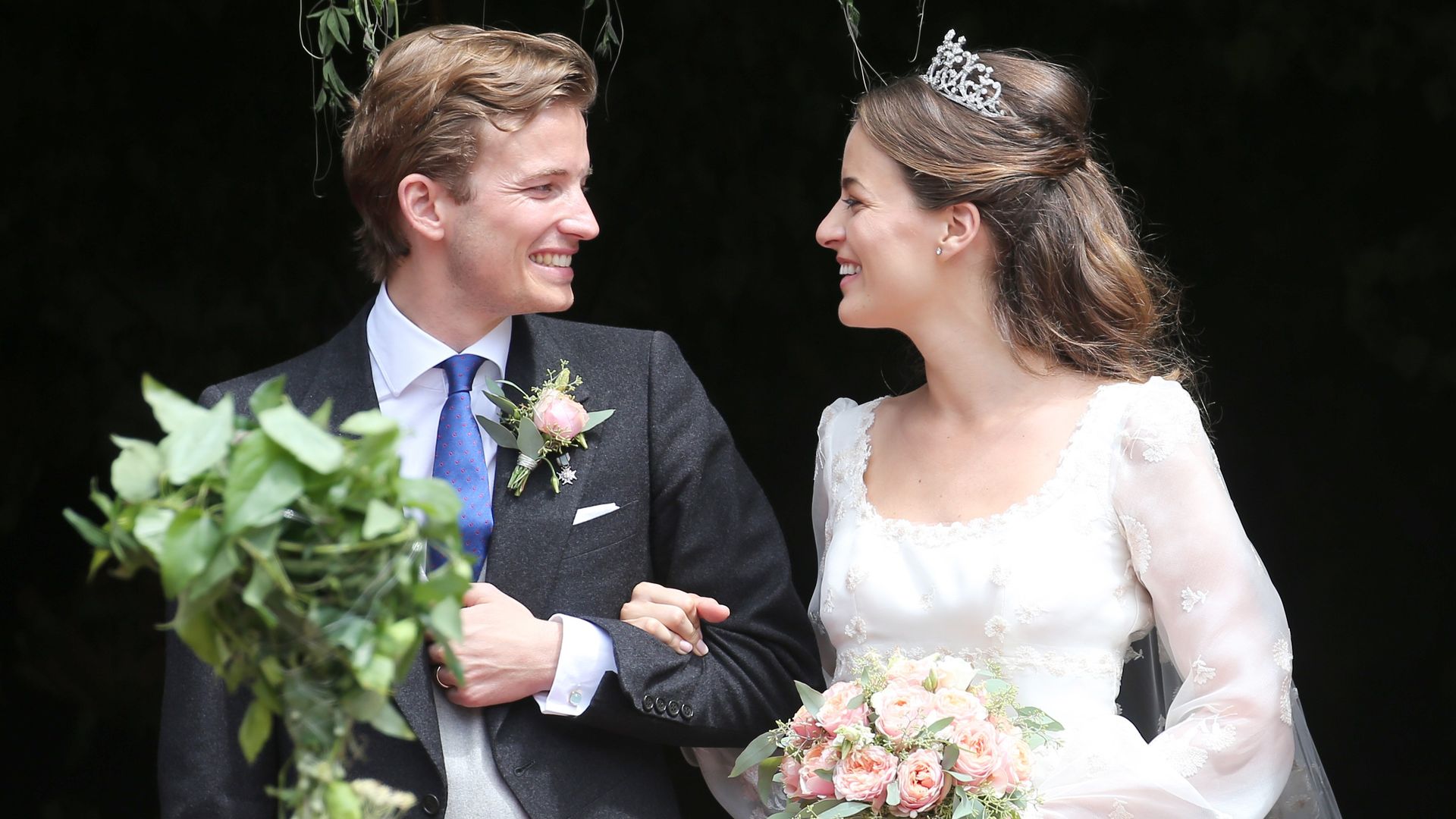 Boda de Cleo Oettingen-Spielberg y Franz-Albrecht zu Oettingen-Spielberg