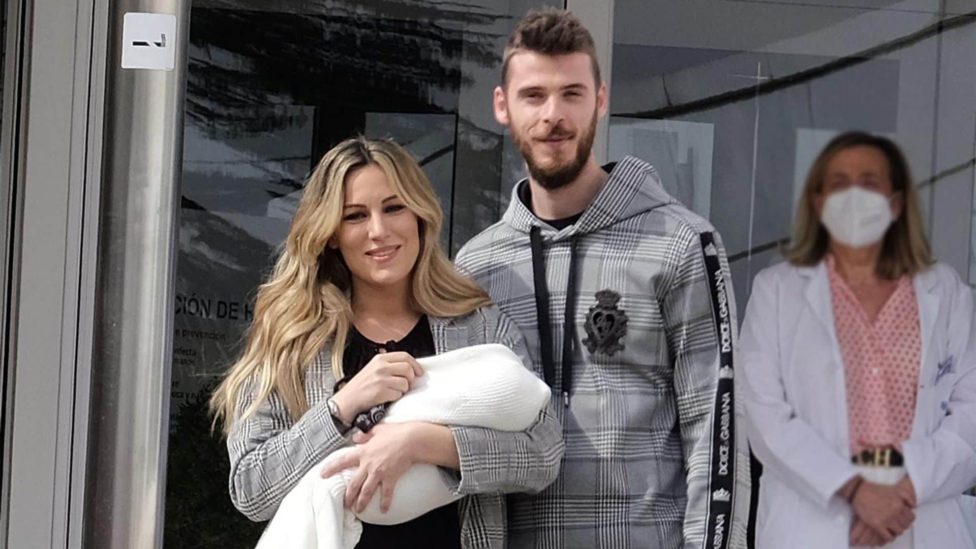Edurne y David de Gea dan una pista sobre cómo están pasando los primeros días con su hija