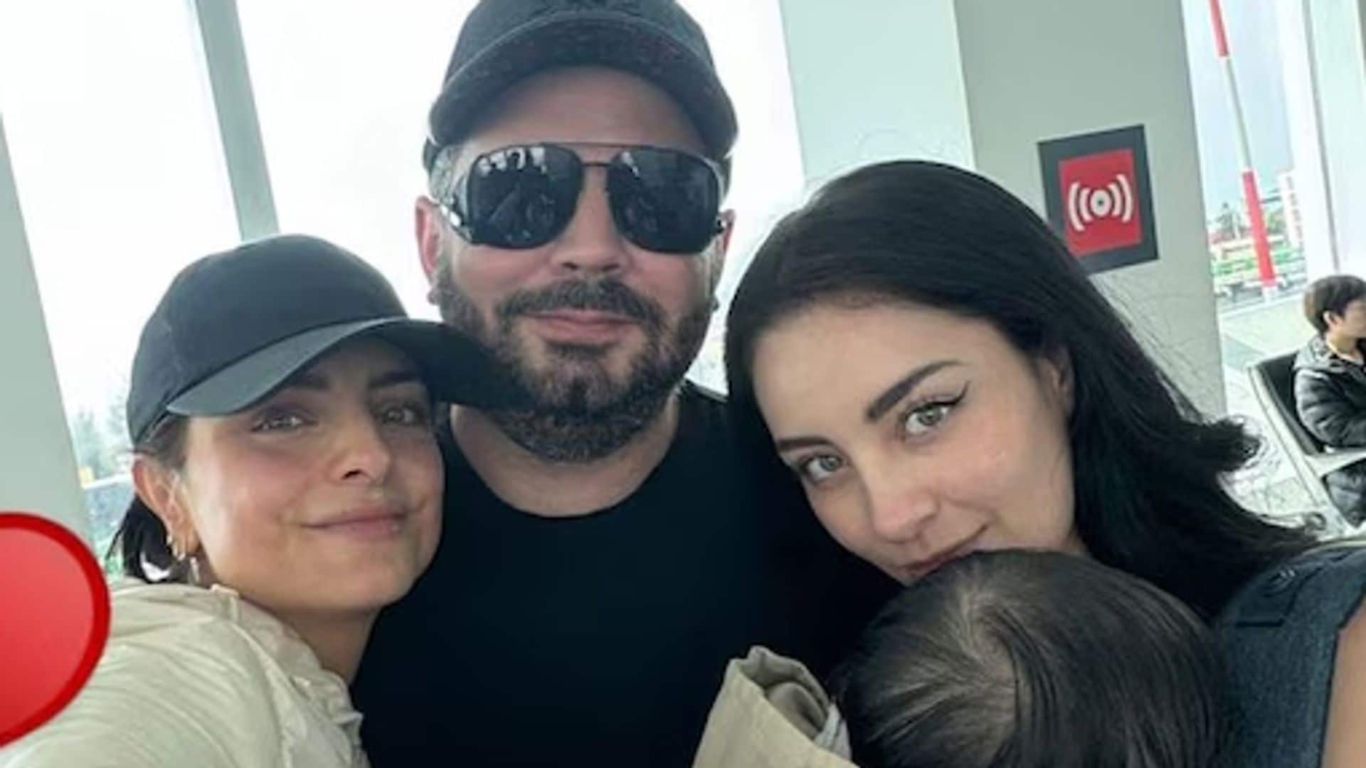 Aislinn Derbez y su sobrina Tessa protagonizan un tierno reencuentro familiar