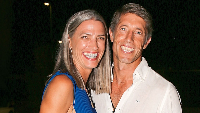 Laura Sánchez y Manuel Escribano muy sonrientes