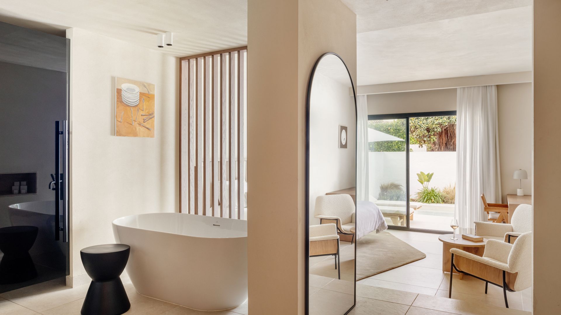Espacio diseñado por dAAr Arquitectura para el Hotel Anfitrión Marbella Villas & Suites
