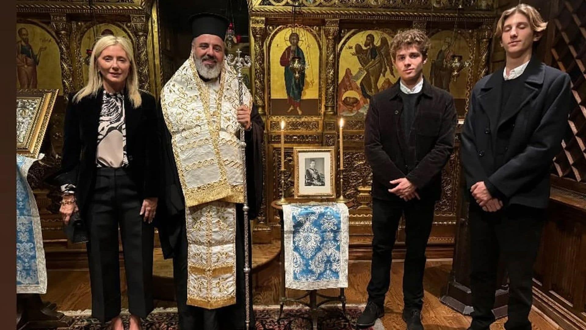 El emotivo homenaje de Marie-Chantal desde Nueva York tras su ausencia en el funeral de su suegro en Grecia