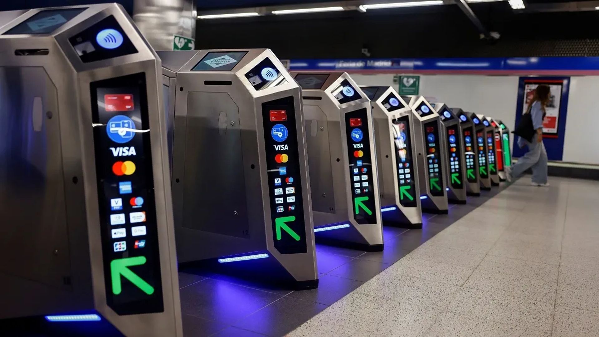 Nuevos tornos inteligentes de Metro de Madrid
