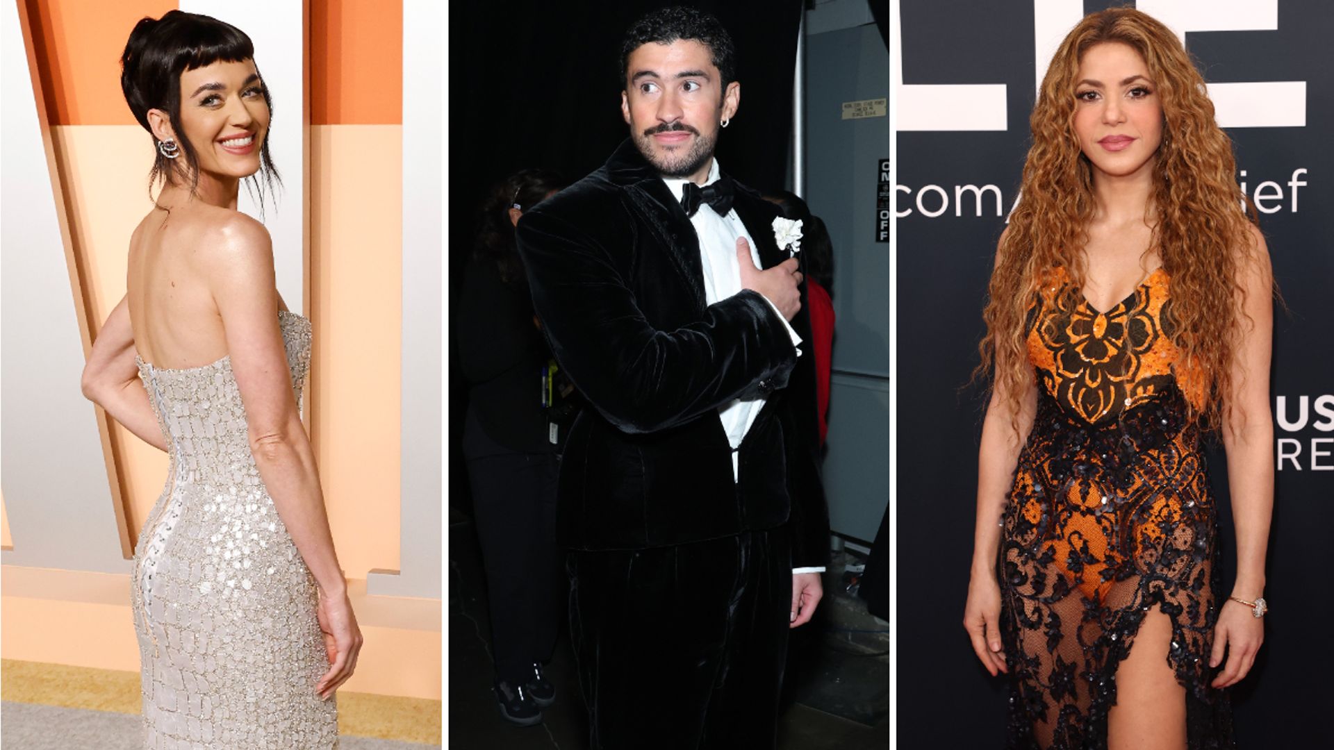 Katy Perry, Bad Bunny y Shakira