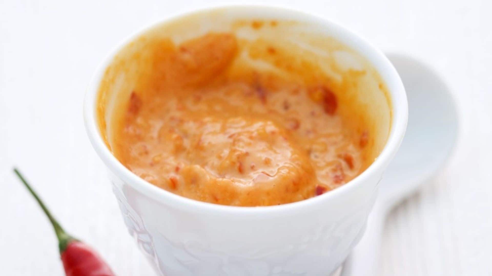 Salsa vegana de pimiento y calabaza