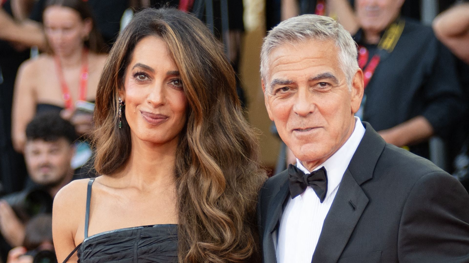 Amal Clooney y George Clooney en la 83ª edición del Festival de Venecia