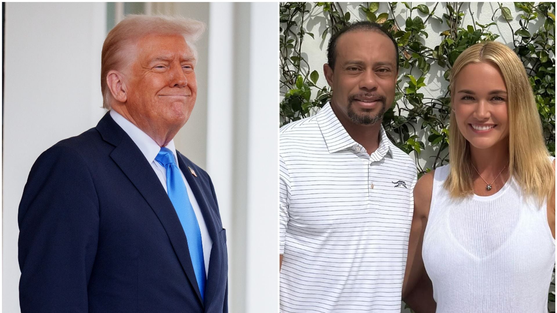 Donald Trump opina sobre el romance de Tiger Woods con su exnuera Vanessa Trump