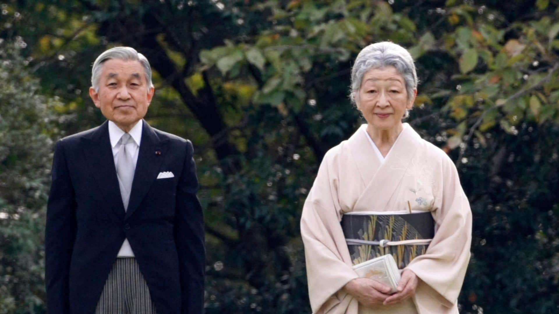 Akihito y Michiko de Japón en el año 2009