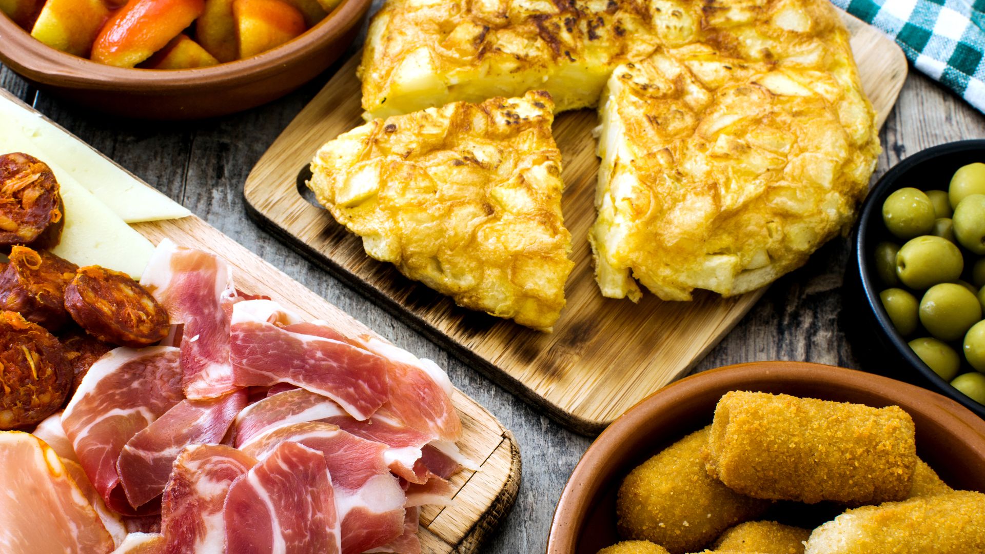 Tapas españolas.