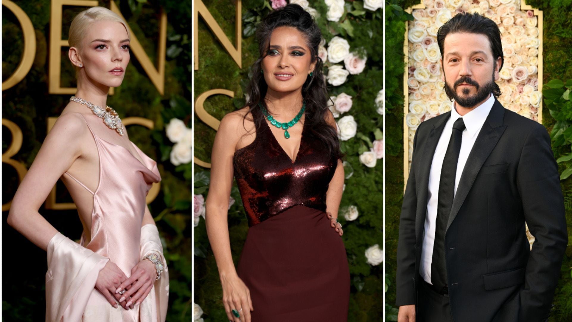 Anya Taylor Joy, Salma Hayek y Diego Luna