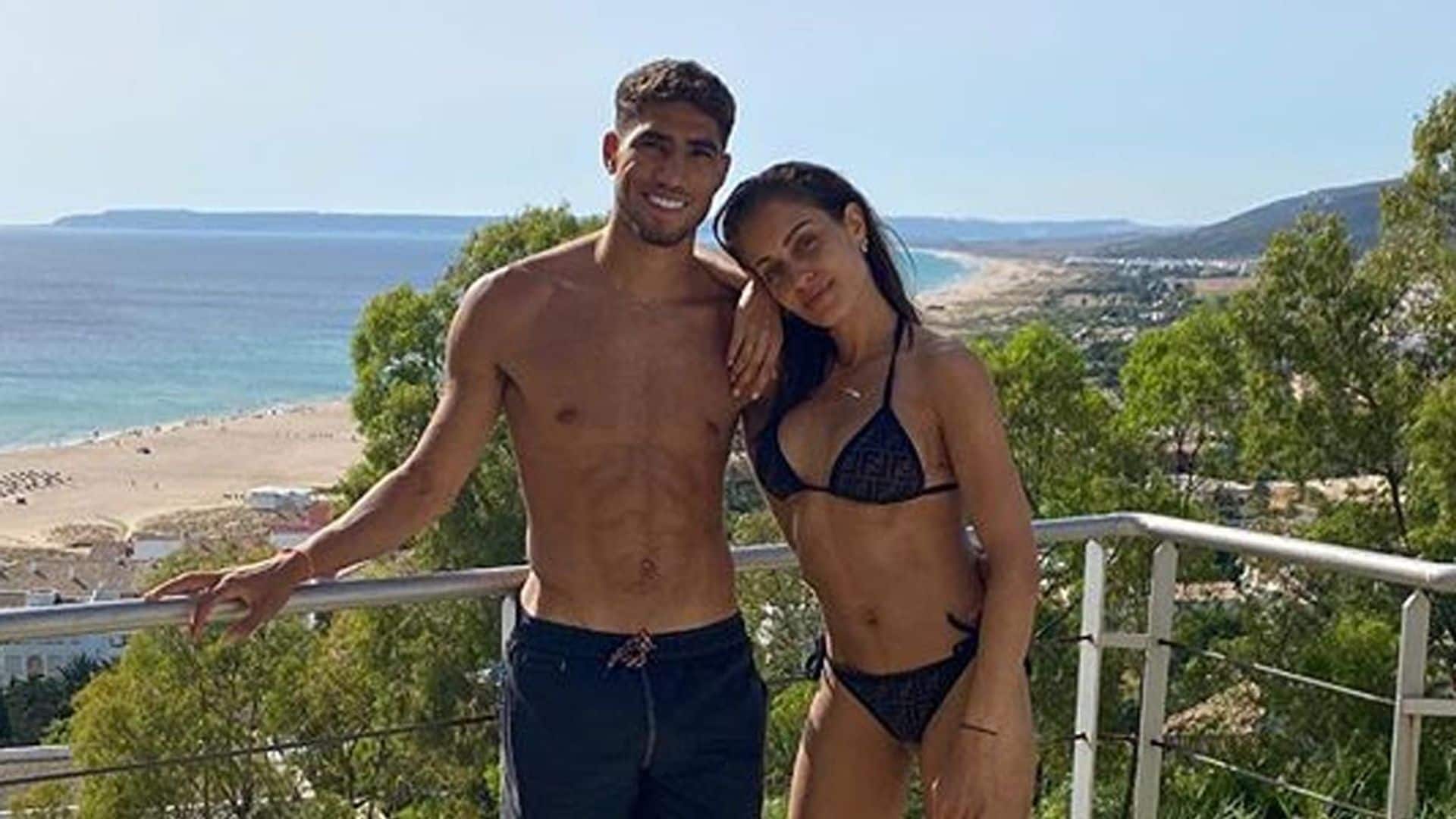 Los 'últimos momentos' del descanso en familia de Hiba Abouk