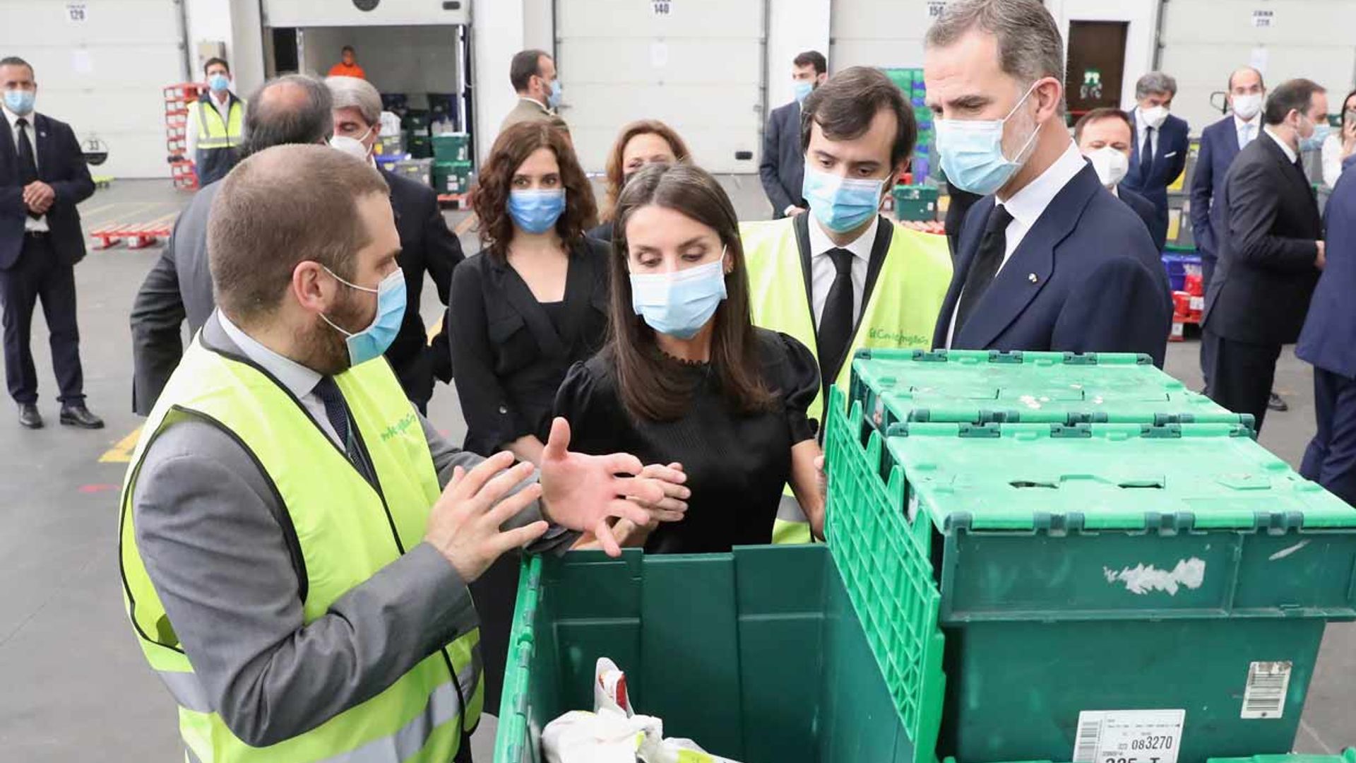 La visita a un centro vital durante la pandemia cierra la intensa semana de los Reyes