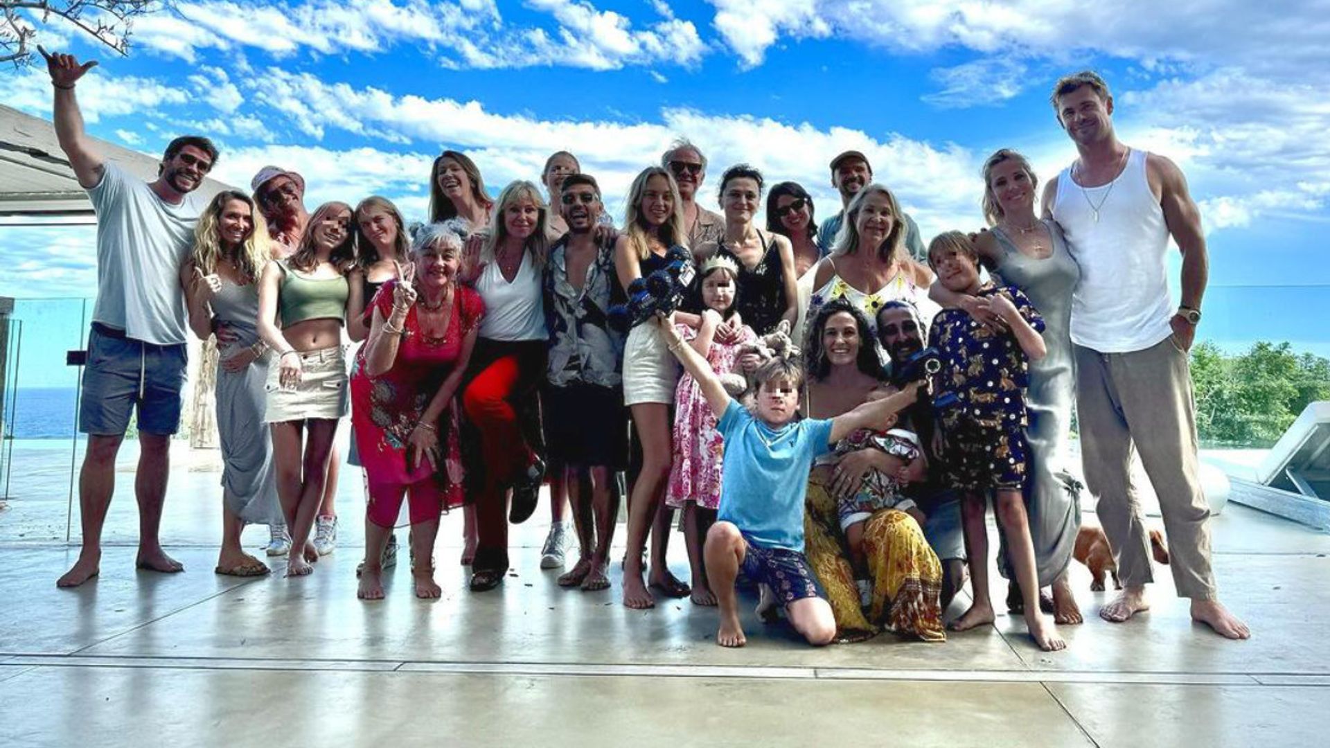 ¿Quién es quién en la gran familia de Chris Hemsworth y Elsa Pataky, que se ha reunido para celebrar las fiestas?
