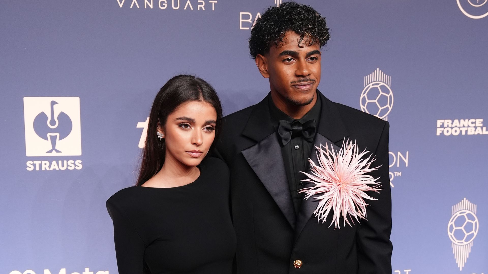 Lamine Yamal e Inés García en el Balón de Oro 2026