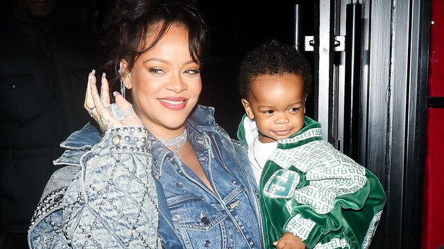 rihanna y su beb 