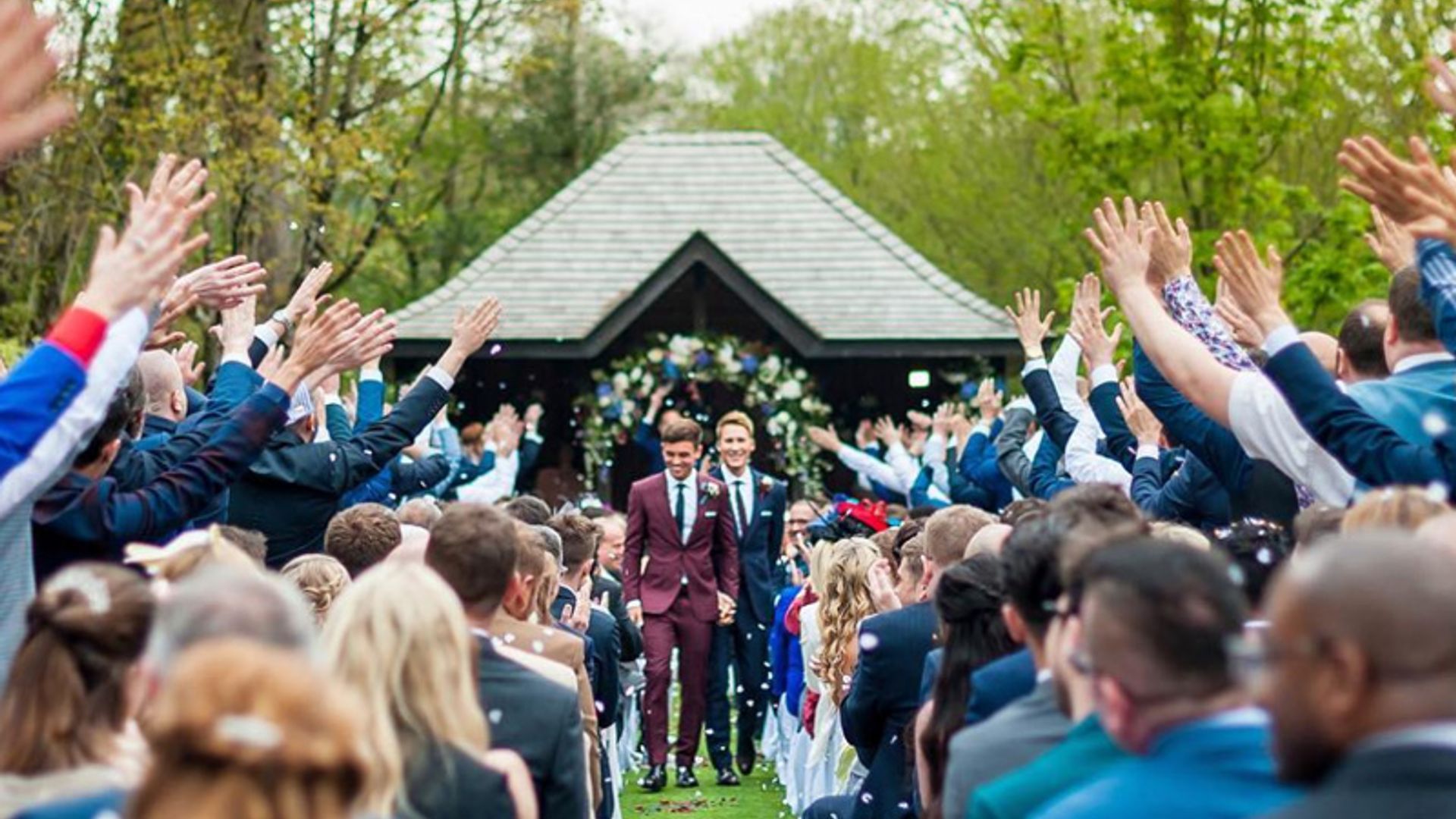 Así fue el 'sí, quiero' del olímpico Tom Daley y el guionista Dustin Lance Black