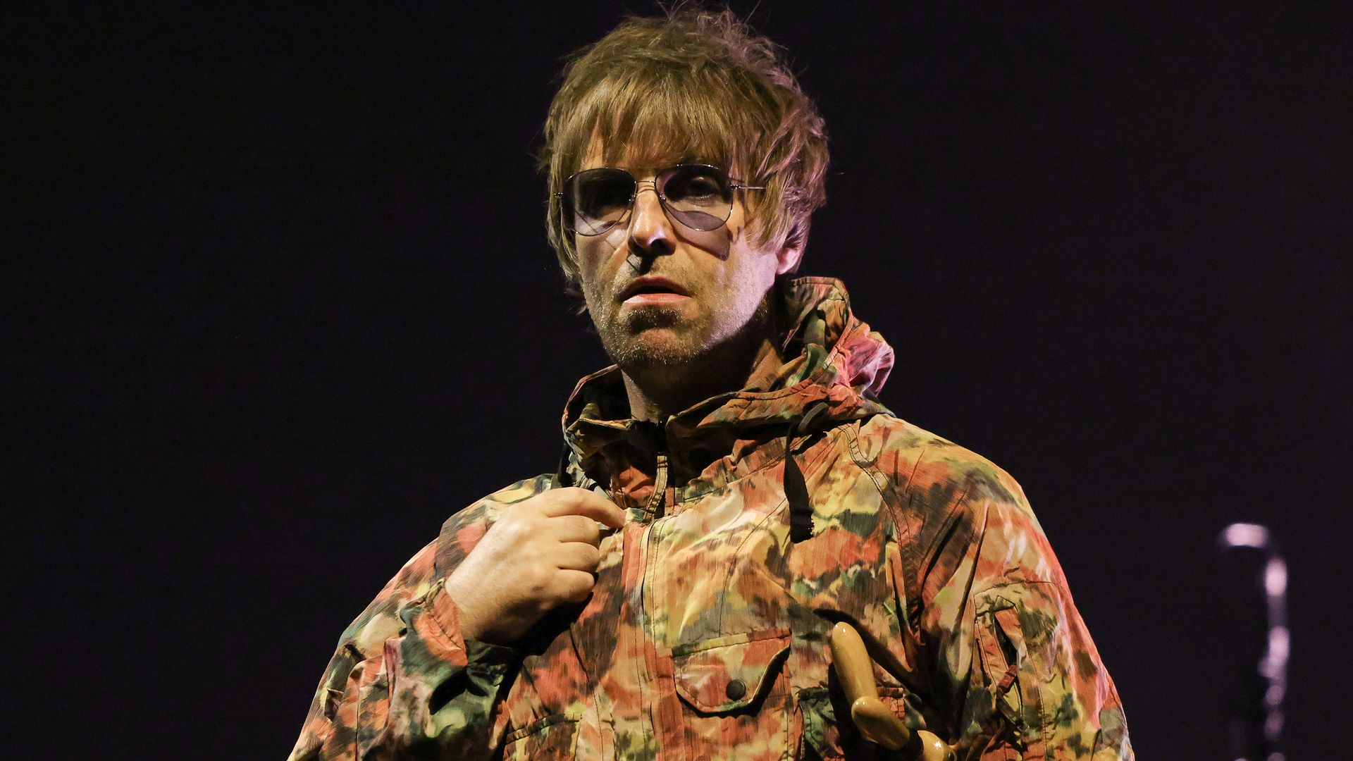 Liam Gallagher durante un concierto