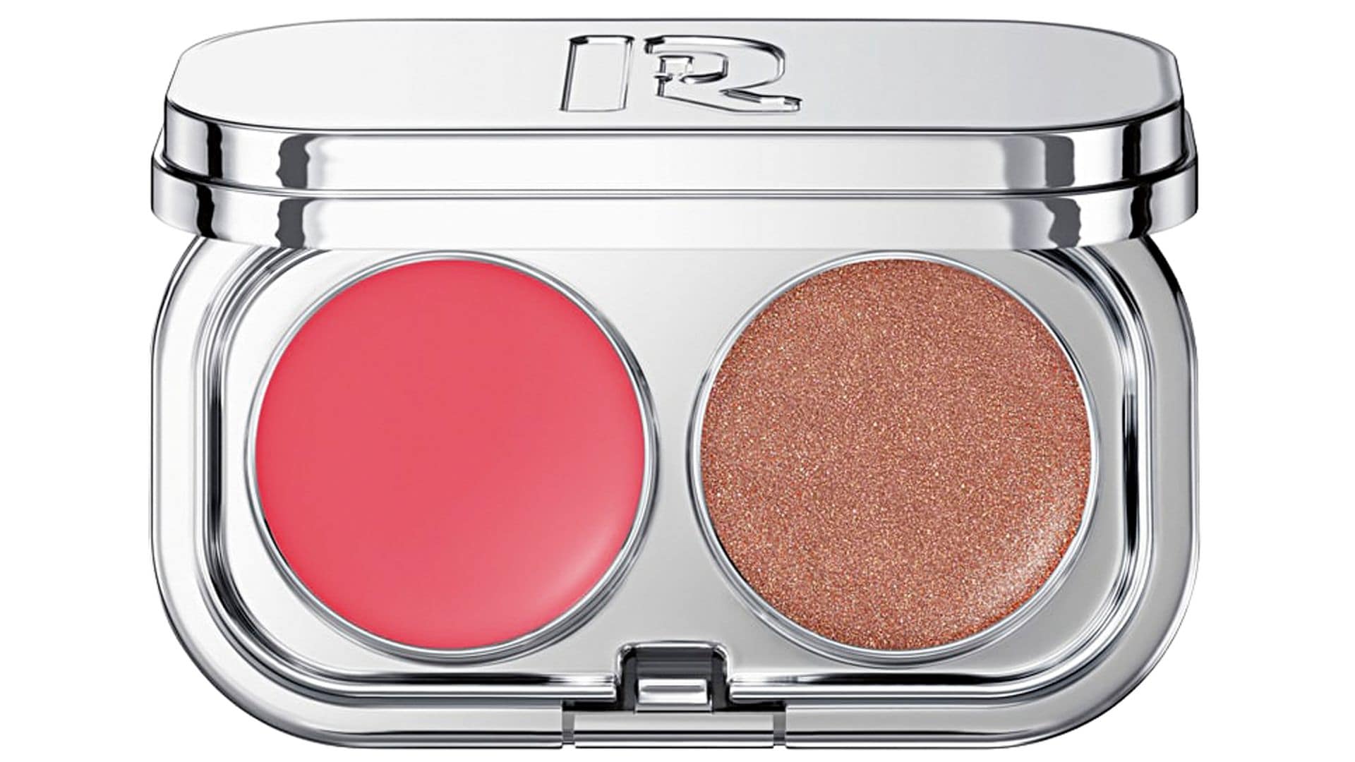  Acabado mate y nacarado: Mini Blushy Palette (30 €), de Rabanne