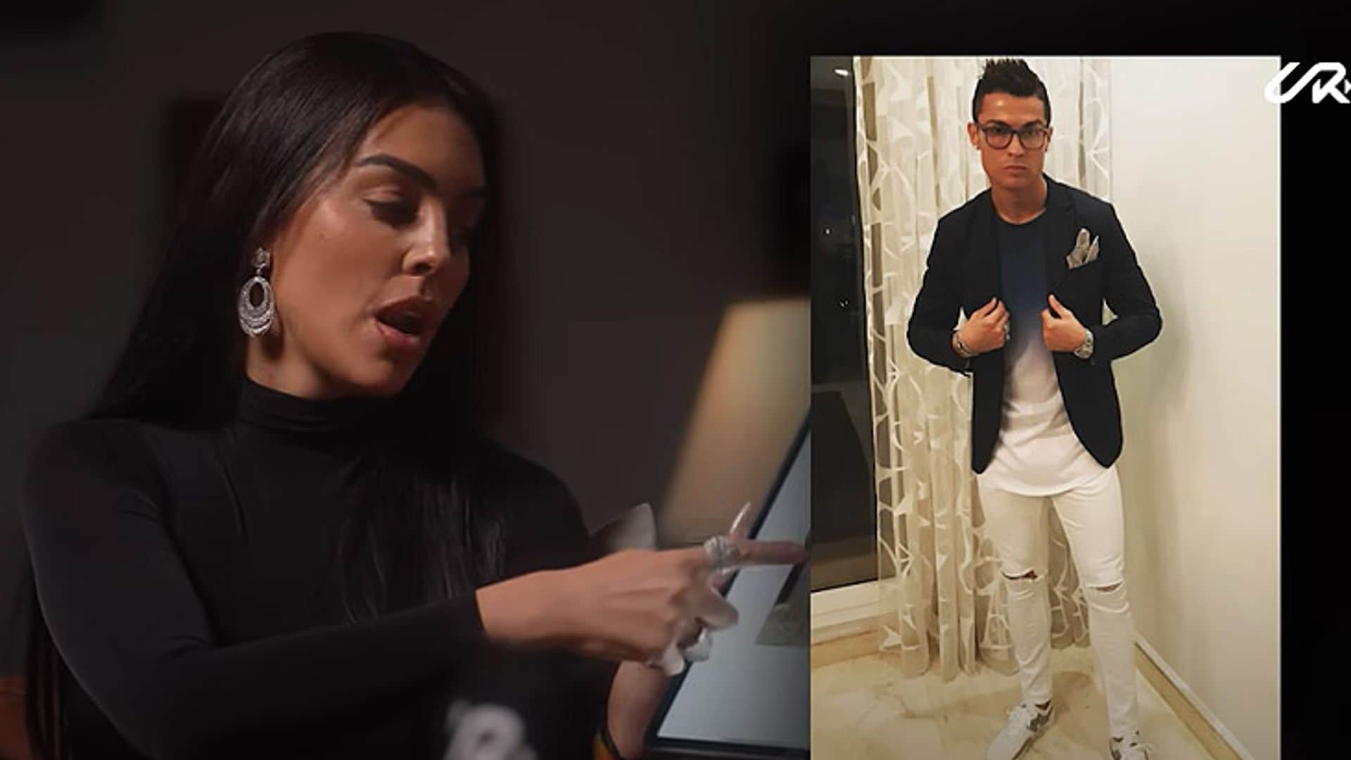 Georgina Rodríguez criticando los looks de Cristiano